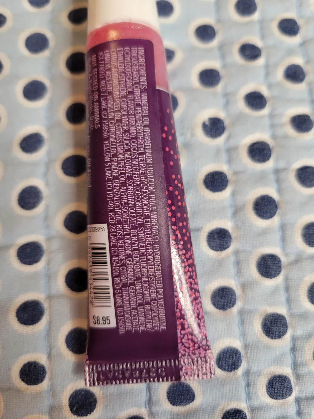 Bath & Body Works Purple & Pink 'A Thousand Wishes' Lip Gloss Tube